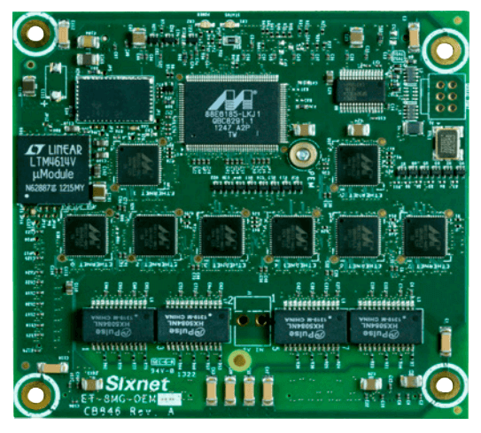 Red Lion Industrial Ethernet Switch, ET-8MG-OEM